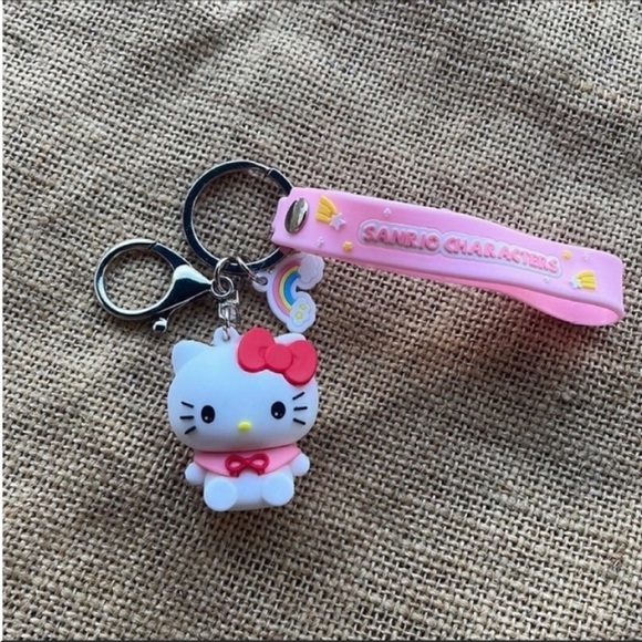 Sanrio Hello Kitty Friends Cartoon Kawaii Keychain Purse Charm 3D Keychain - Picture 5 of 8
